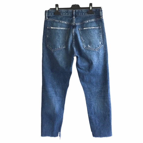 (SOLD) AGOLDE High Rise Jamie Straight Lowdown Blue 28 - Picture 11 of 13